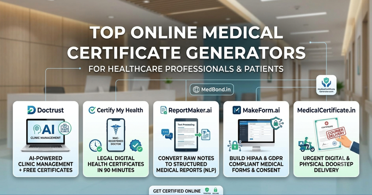 7 Best Medical Certificate Generators in 2026